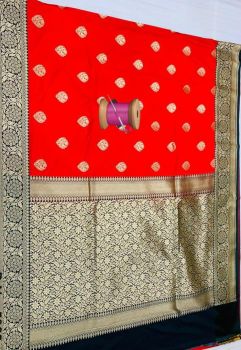 Fenta Butta Design Silk Ikat Patola Saree