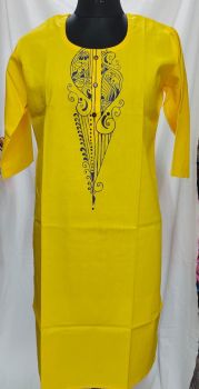 Blue Pure Handloom Cotton Kurti From Bengal