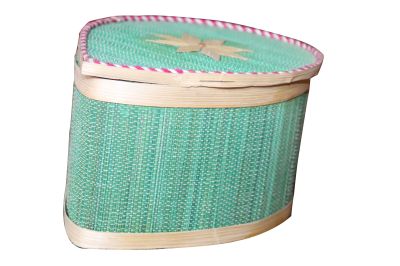 Jewellery Box Bamboo Cotton One Angle Tripuri