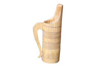 Bamboo Beer Jug With Handle Curving