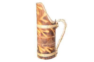 Bamboo Beer Jug With Handle Curving