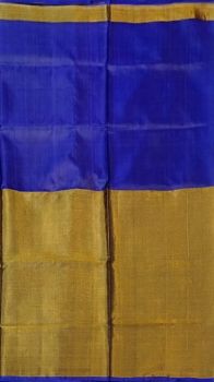 Violet Uppada Tissue Silk Saree With Golden Border