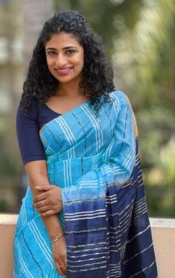 Multi Colour Pure Handloom Cotton Saree From Bengal