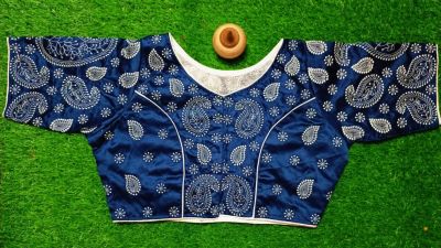 Blue Mango Botnik Cotton Non Pad Ready Made Blause