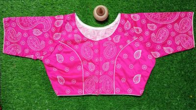Pink Mango Botnik Cotton Non Pad Ready Made Blause