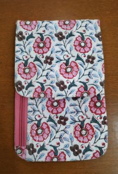 White floral wallet - KB018