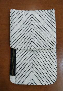 White striped wallet - KB029