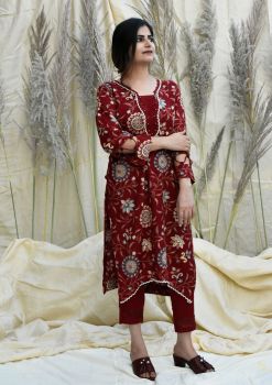 Printed Dori Kurta Set