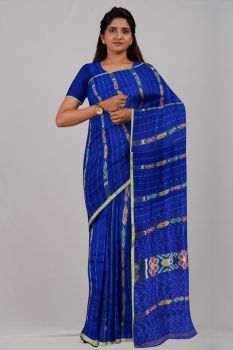 Royal Blue Kotki Pure Silk Handloom Saree