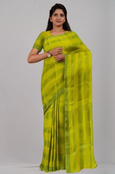 Yellow Chakra Silk Handloom Bengal Saree