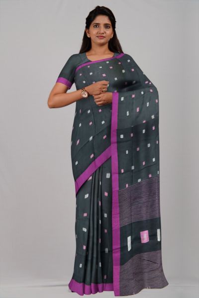 Black Box Silk & Cotton Handloom Saree